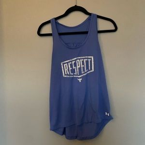 Blue project rock tank top